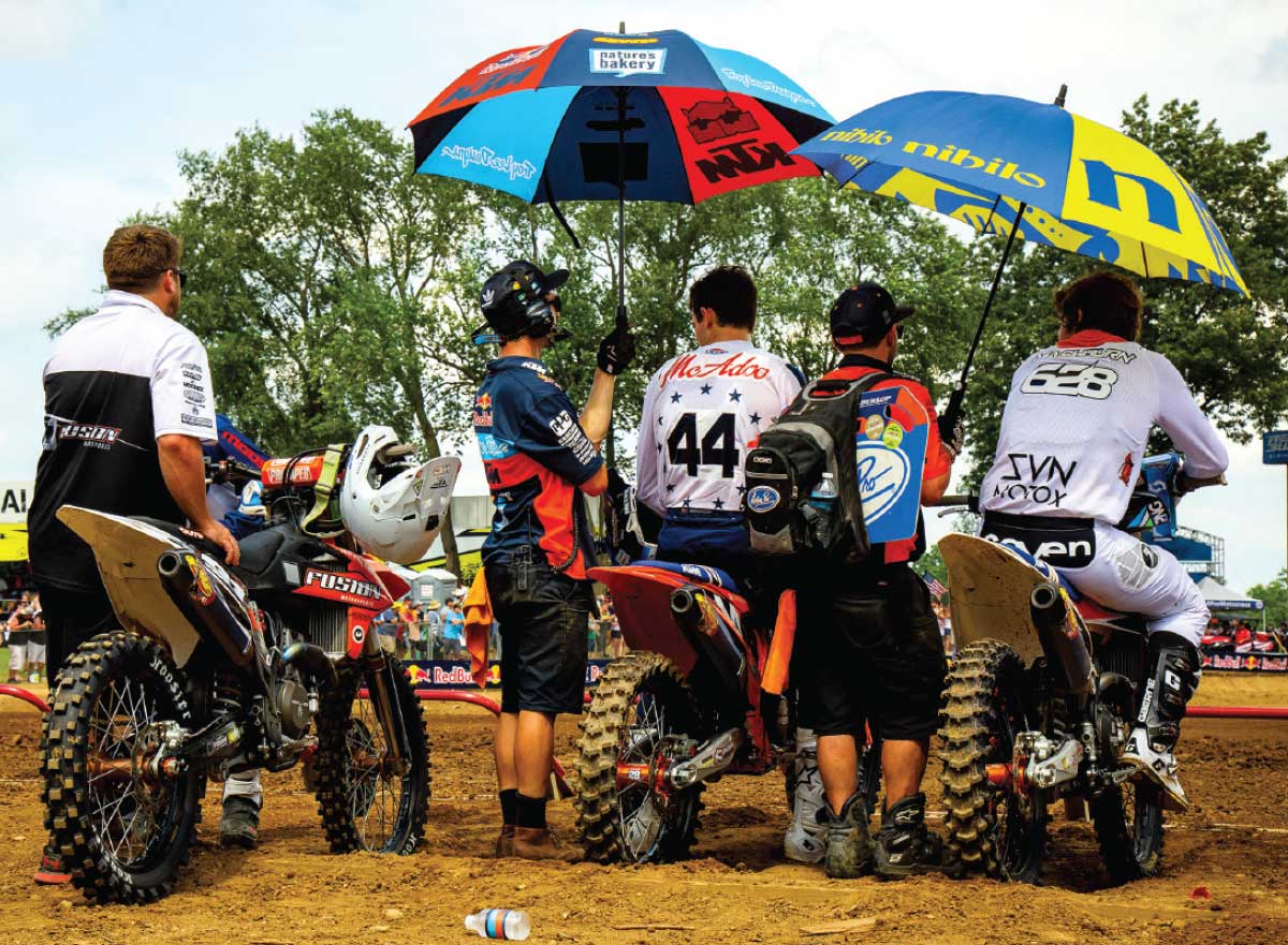 Staying cool on the starting gate