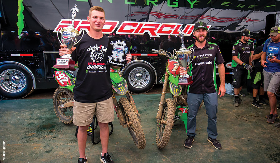Team Green sweeps both the 250 and 450 Classes