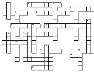 dirty words crossword puzzle