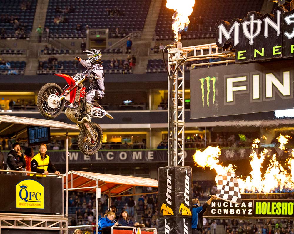 Andrew Short at Seattle Supercross