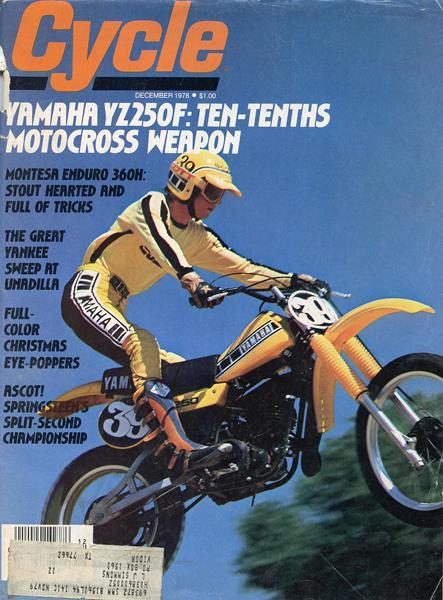 ￼￼￼￼￼Mike Bell was the youngest member of Team Yamaha, waiting in the wings but on the cover of Cycle magazine in December '78.