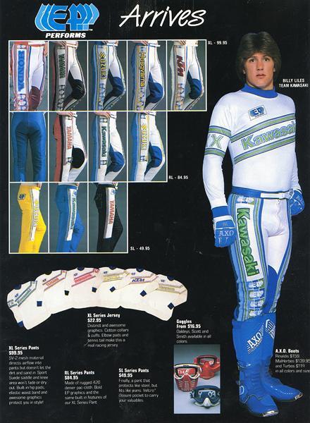 Billy Liles modeling for the clothing company EP Racing.