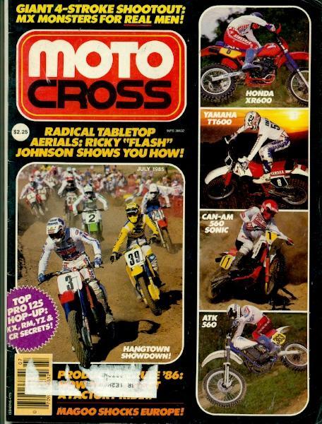 Motocross Magazine was a short lived publication in the mid-80's. That's Johnny O'Mara leading Scott Burnworth.