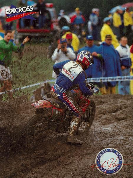 Ricky Johnson would join Wardy and Hannah on Team USA at the '87 Motocross des Nations at Unadilla, where they took yet another win.