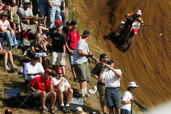 Carmichael showed he could come back from injury and ride a 450 by winning every moto outdoors.